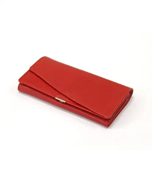 کیف پول زنانه چرم طبیعی آروین چرم کد AR-202