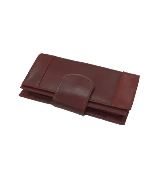 کیف پول زنانه چرم طبیعی آروین چرم کد AR-236