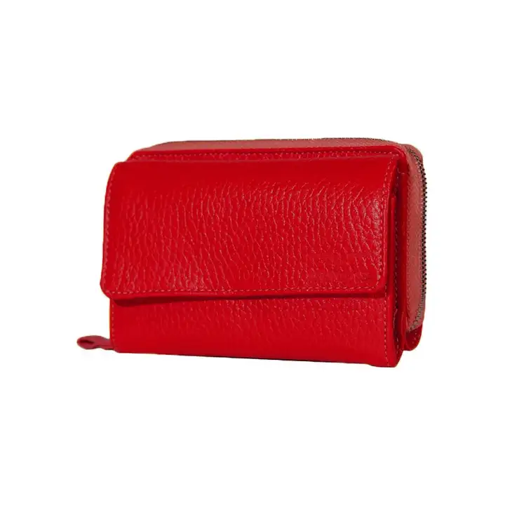 کیف پول زنانه چرم طبیعی آروین چرم کد AR-255