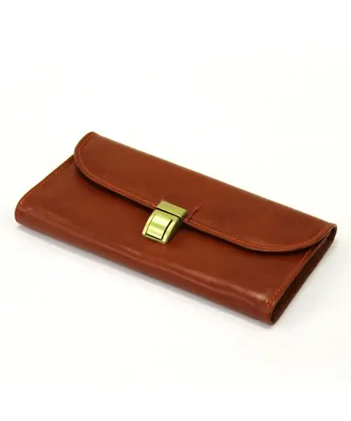 کیف پول زنانه چرم طبیعی آروین چرم کد AR-205