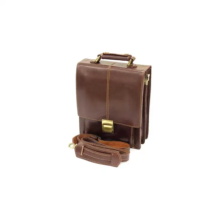کیف دوشی چرم طبیعی آروین چرم کد AR-803