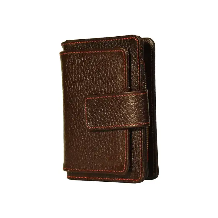 کیف پول زنانه چرم طبیعی آروین چرم کد AR-253