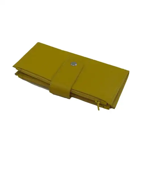 کیف پول زنانه چرم طبیعی آروین چرم کد AR-239