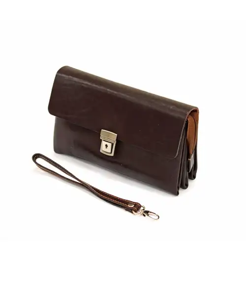 کیف پاسپورتی چرم طبیعی آروین چرم کد AR-707