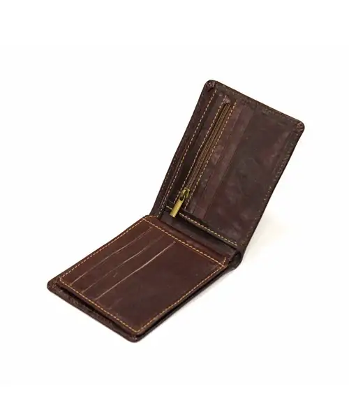 کیف پول جیبی مردانه چرم طبیعی آروین چرم کد AR-227