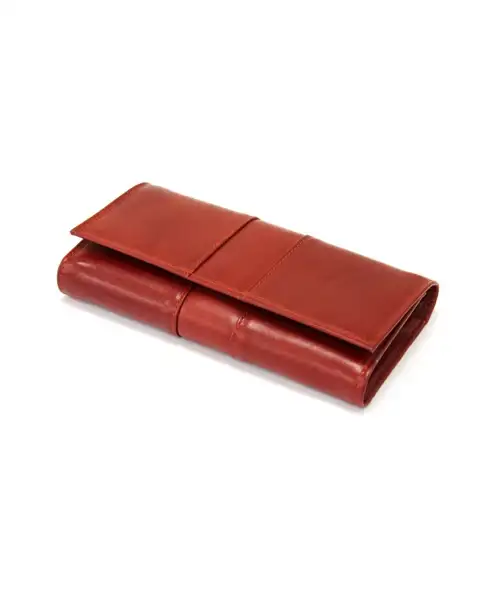 کیف پول زنانه چرم طبیعی آروین چرم کد AR-244