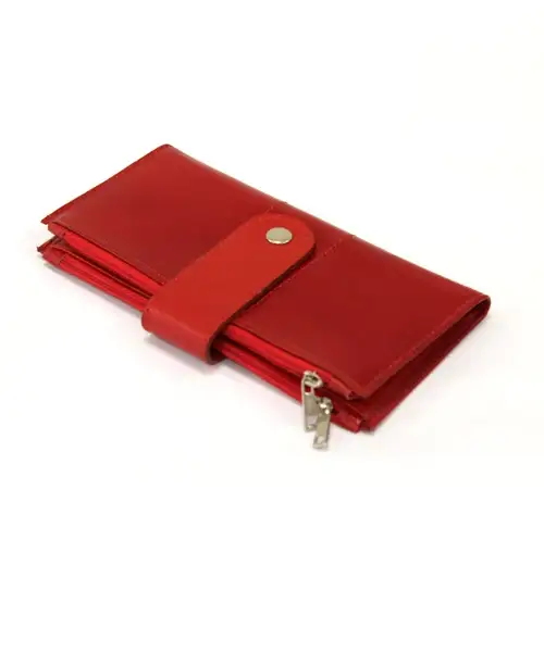 کیف پول زنانه چرم طبیعی آروین چرم کد AR-239