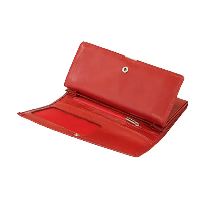 کیف پول زنانه چرم طبیعی آروین چرم کد AR-202