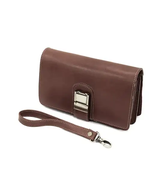 کیف پاسپورتی چرم طبیعی آروین چرم کد AR-705